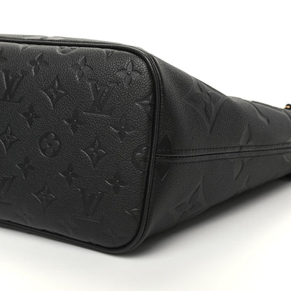 Louis Vuitton Empreinte Monogram Giant Neverfull MM Black 8 of 9