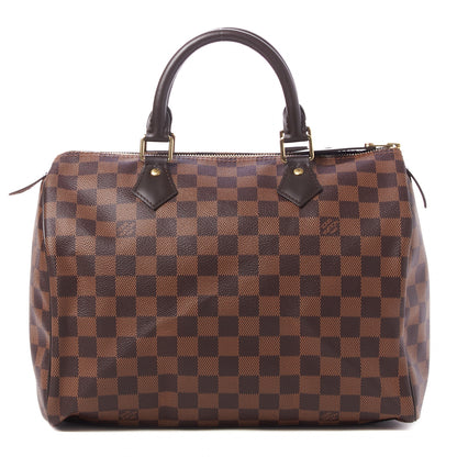 Louis Vuitton Damier Ebene Speedy 30 1 of 9