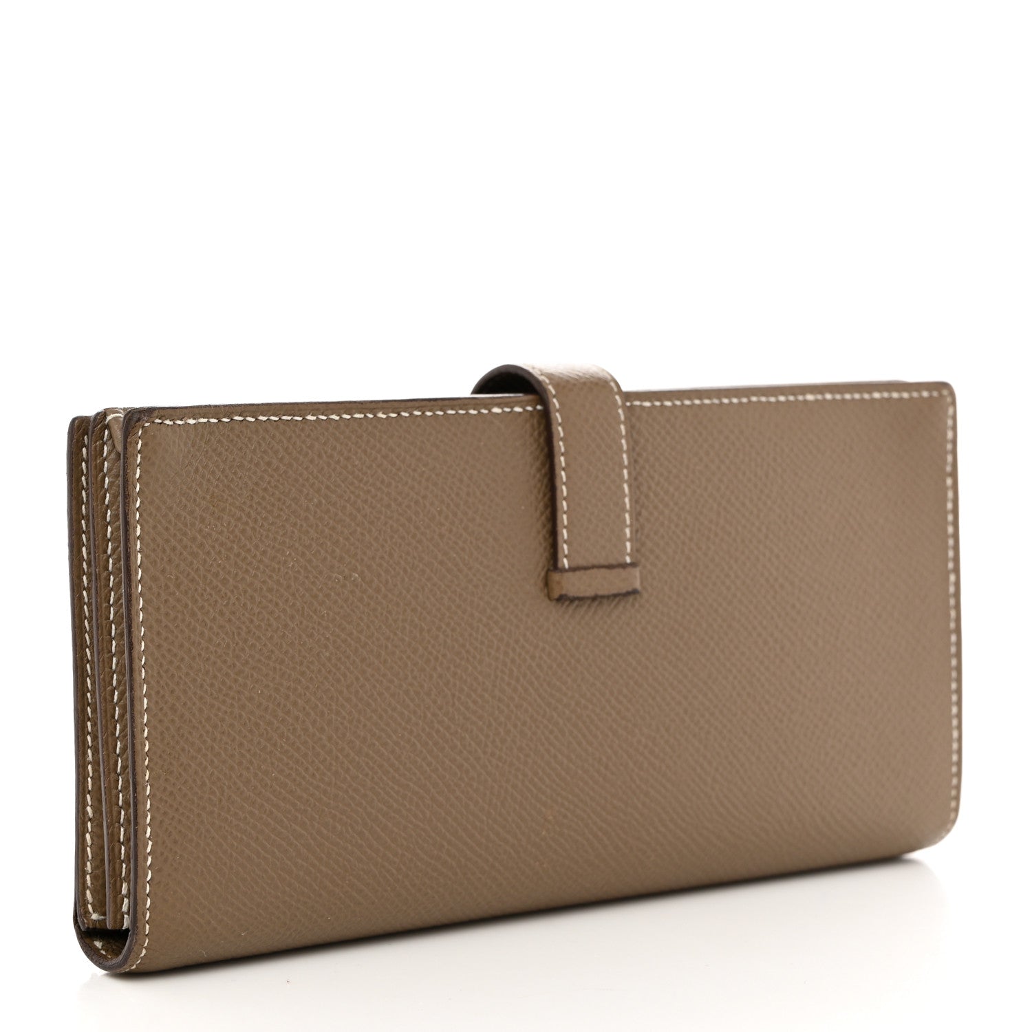 Hermes Epsom Bearn Gusset Wallet Etoupe 4 of 8