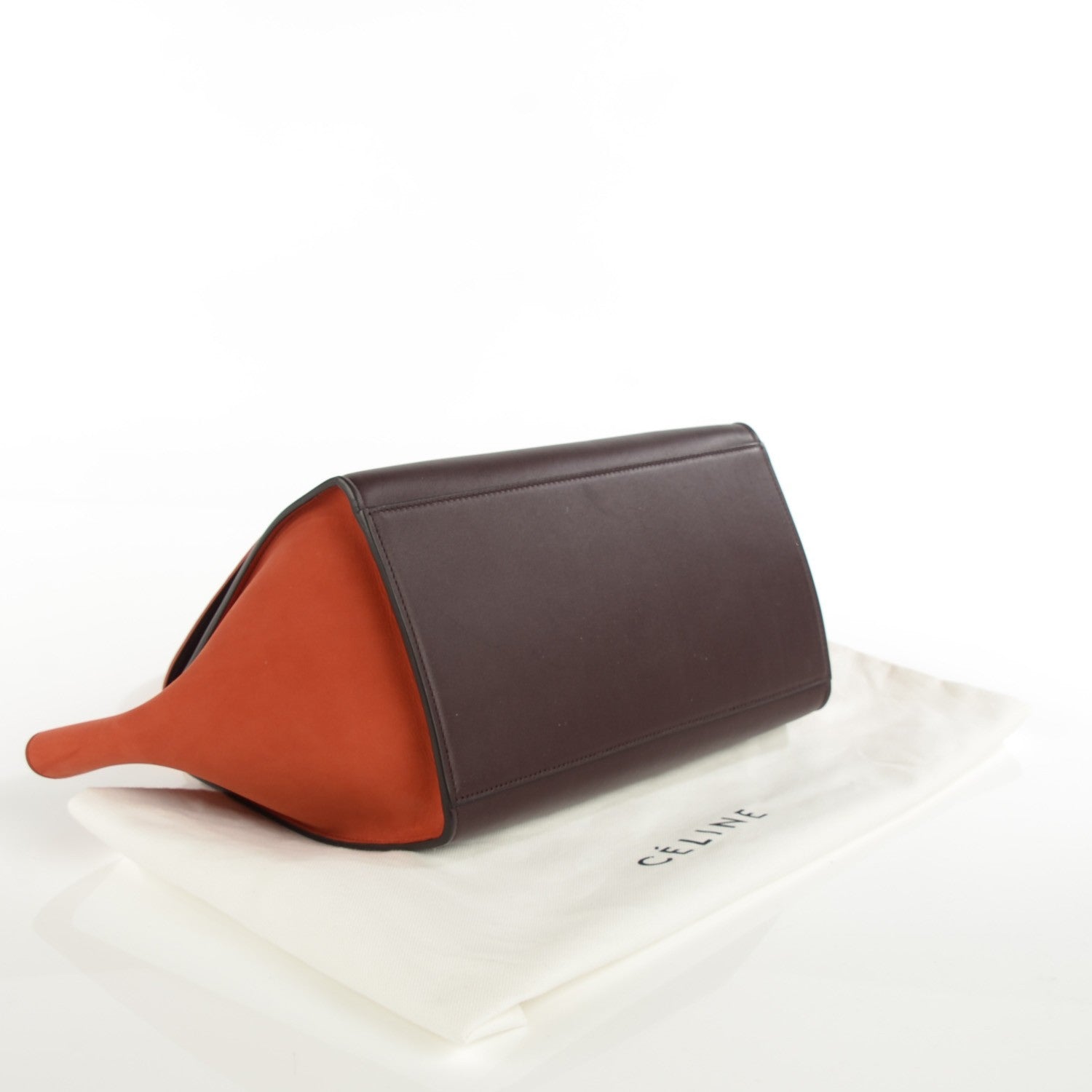 Celine Smooth Calfskin Nubuck Small Tri-Color Trapeze 4 of 9
