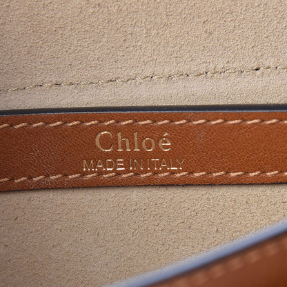 Chloe Calfskin Braided Small Hudson Shoulder Bag Caramel 8 of 11