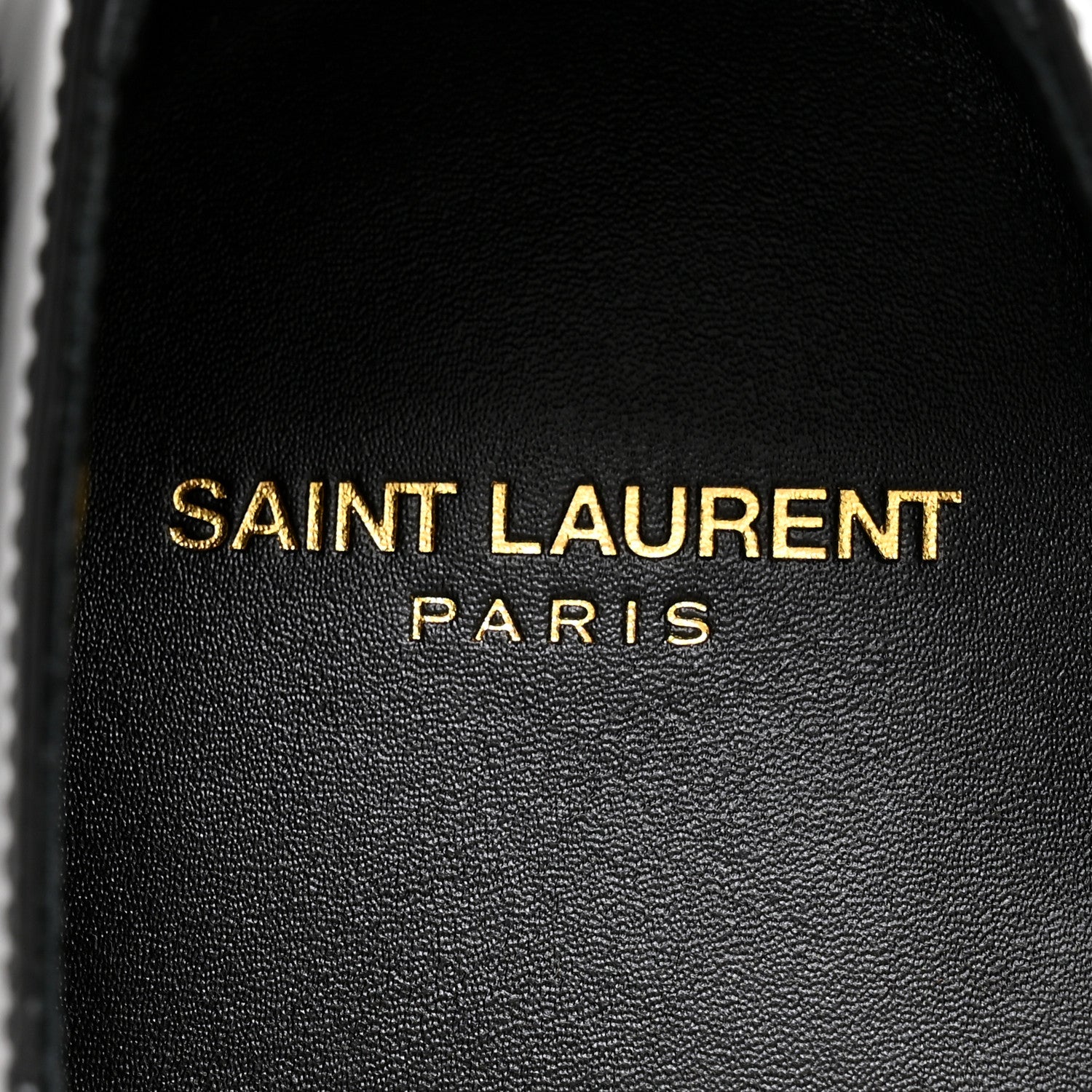 Saint Laurent Patent Lace Up Wyatt 25 Derby Shoes 40.5 Black 7 of 11