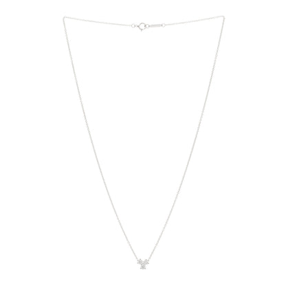 Tiffany Platinum Diamond .30ctw Aria Pendant Necklace 3 of 5