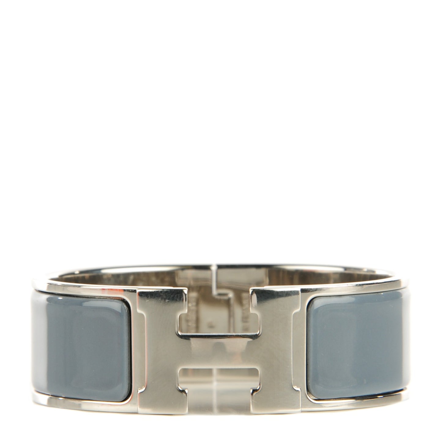 Enamel Wide Clic Clac H Bracelet PM Ardoise