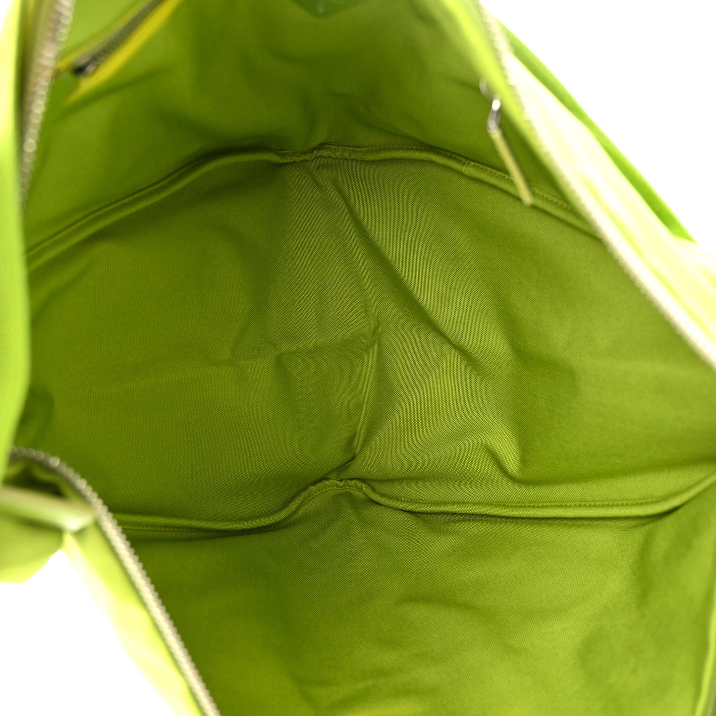 Canapa Logo Embossed Large Triangle Shoulder Bag Felce