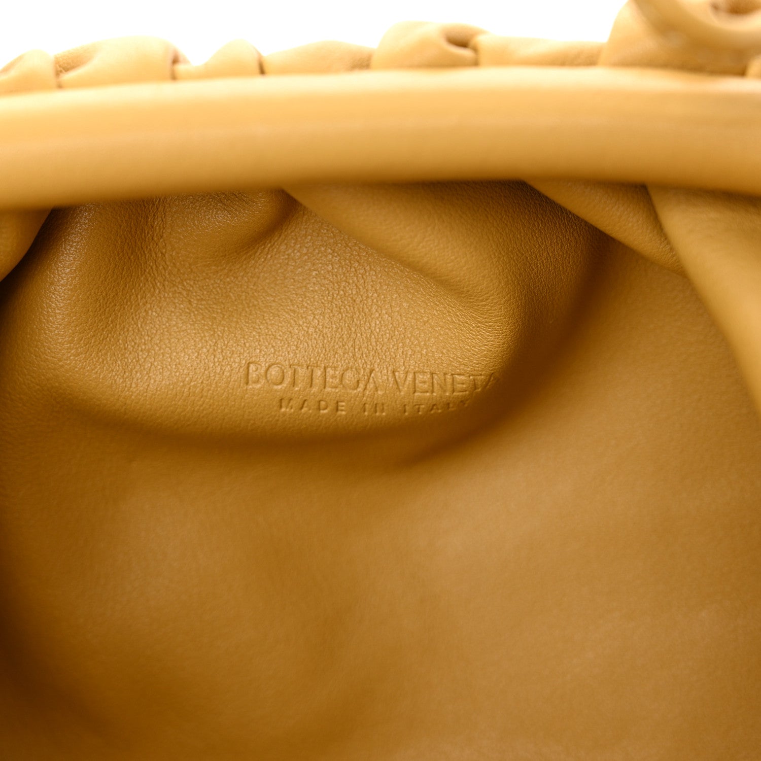 Bottega Veneta Butter Calfskin The Mini Pouch Butterscotch 6 of 10