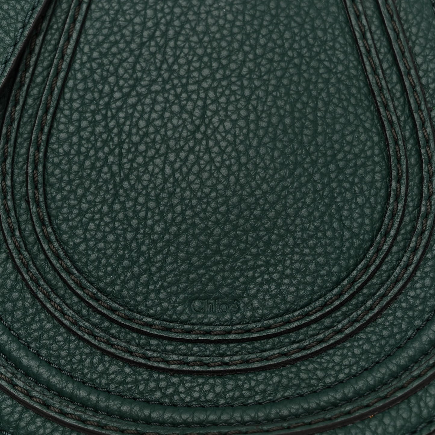Calfskin Mini Marcie Round Crossbody Bag Rainforest