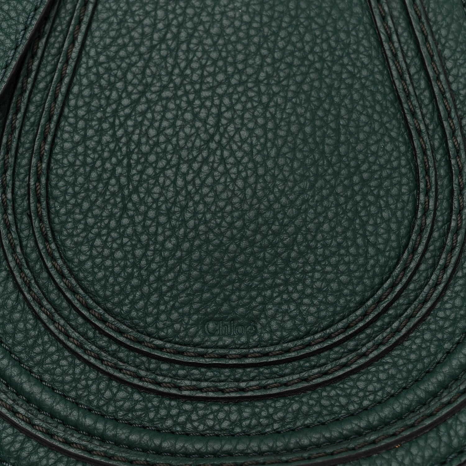 Chloe Calfskin Mini Marcie Round Crossbody Bag Rainforest 8 of 14