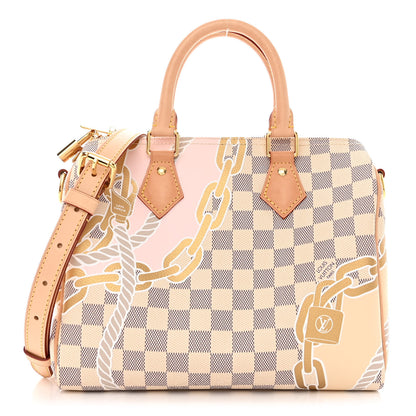 Louis Vuitton Damier Azur Nautical Speedy Bandouliere 25 1 of 11