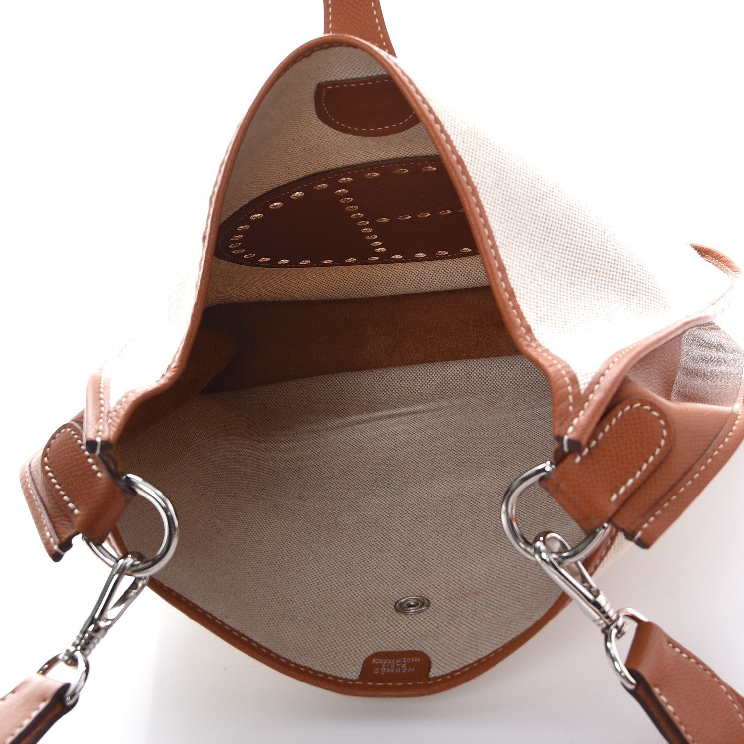 Hermes Toile Epsom Evelyne III GM Ecru Gold 5 of 8