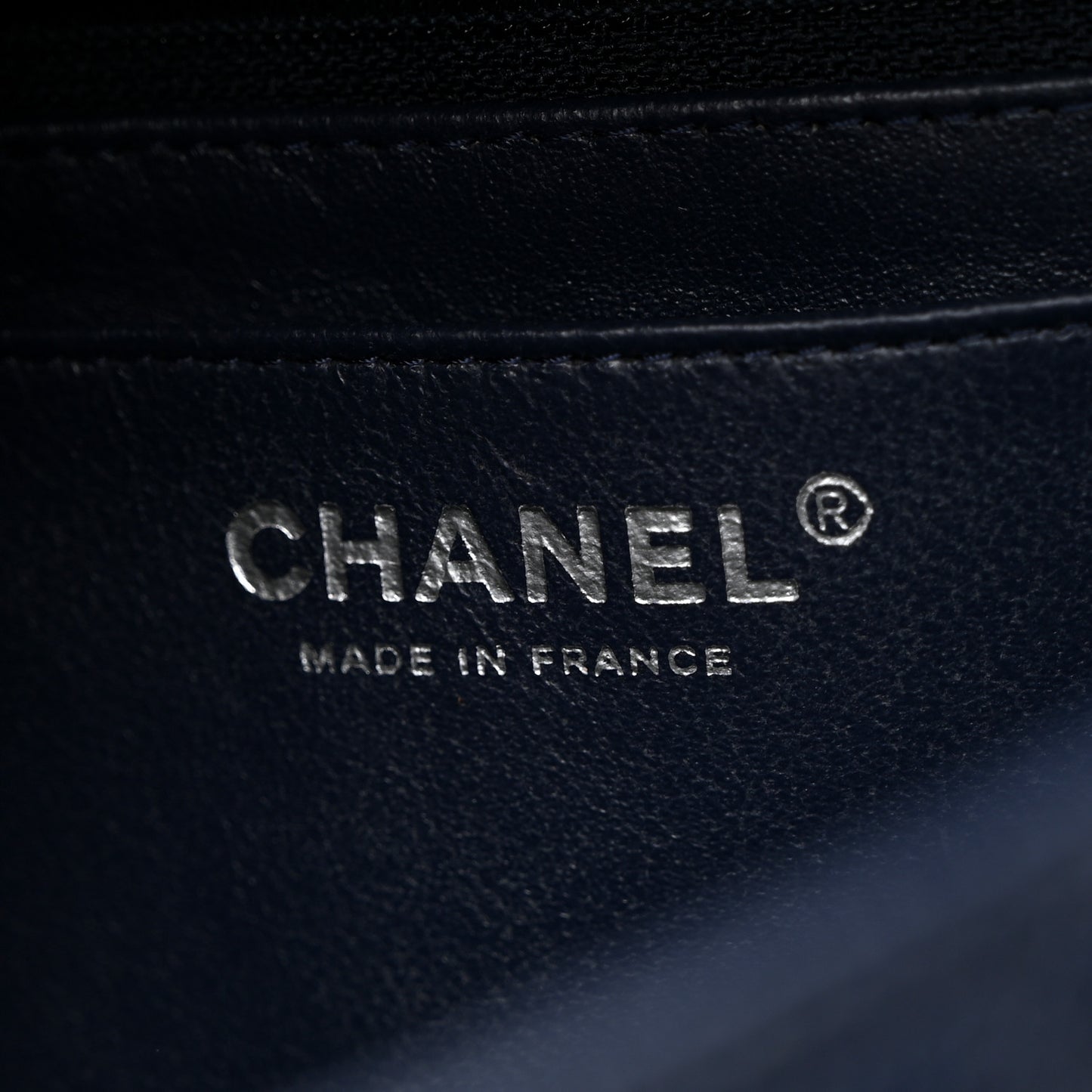 Caviar Quilted Jumbo Single Flap Navy