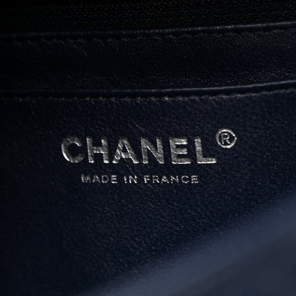 Chanel Caviar Quilted Jumbo Single Flap Navy 6 of 10