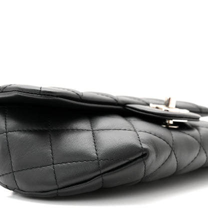 Chanel Calfskin Quilted CC Uniform Flap Belt Bag Black 9 of 10