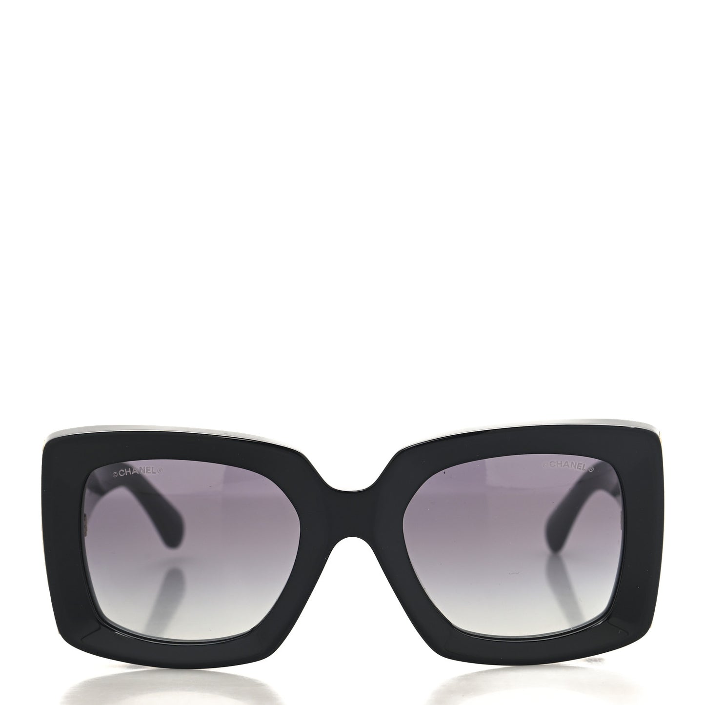 Acetate Rectangle Sunglasses 5435 Black