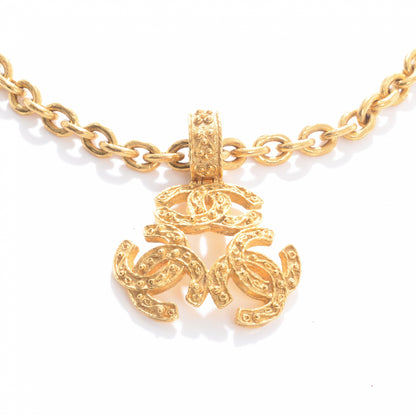 Chanel Triple CC Chain Necklace Gold 1 of 5