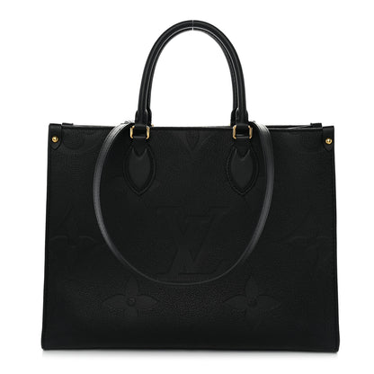 Louis Vuitton Empreinte Monogram Giant Onthego MM Black 1 of 9