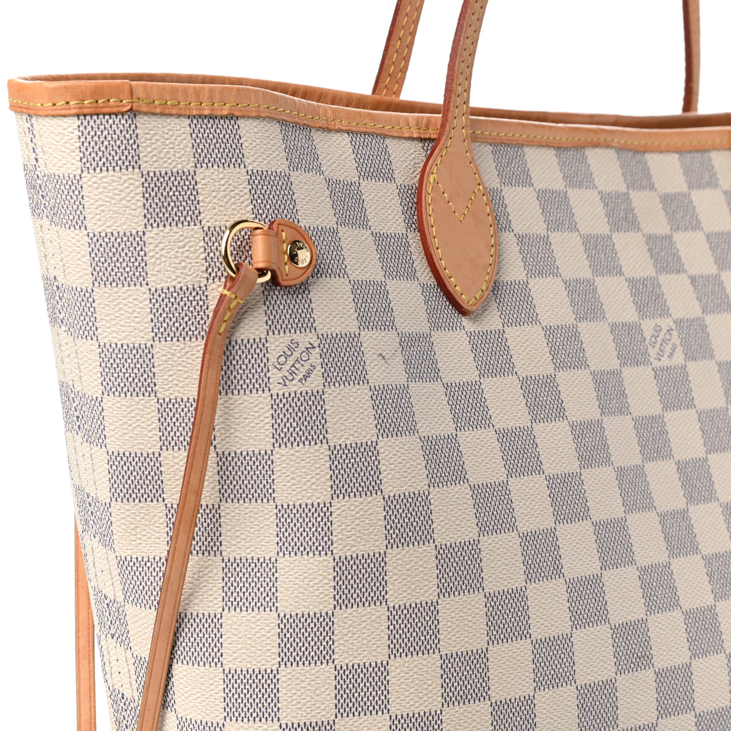 Louis Vuitton Damier Azur Neo Neverfull MM Rose Ballerine 6 of 13