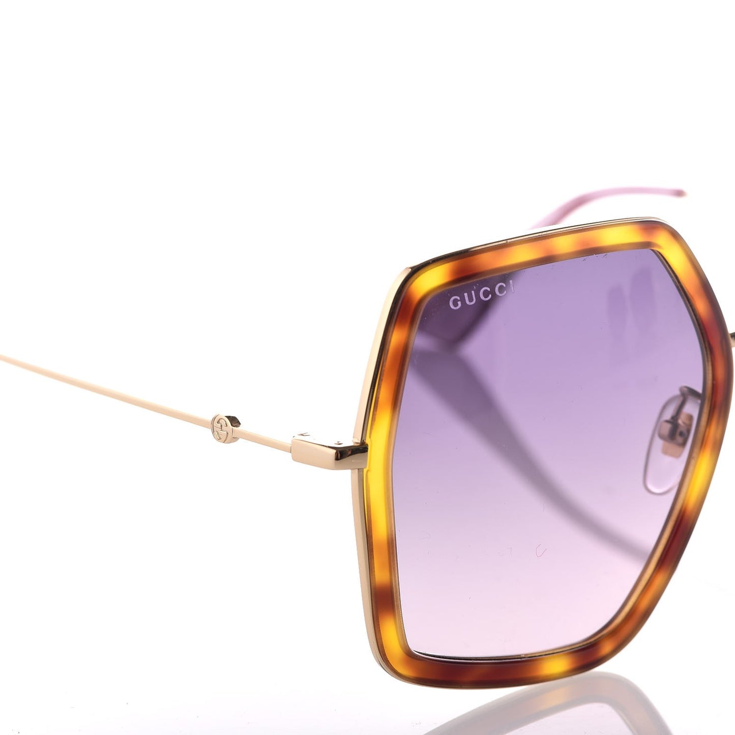 Square Frame GG0106S Sunglasses Tortoise
