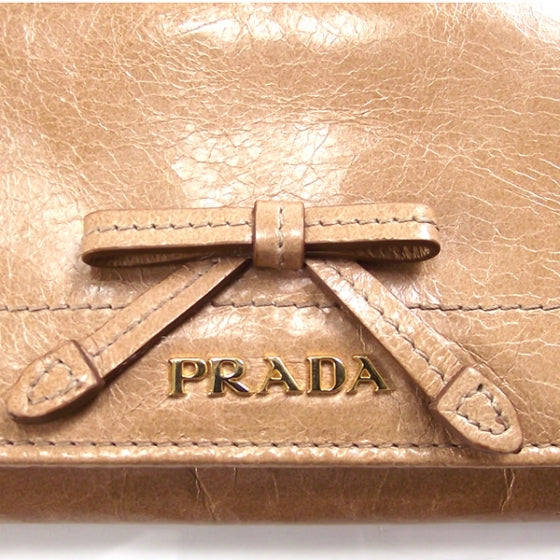 Prada Vitello Bow Flap Wallet 8 of 8