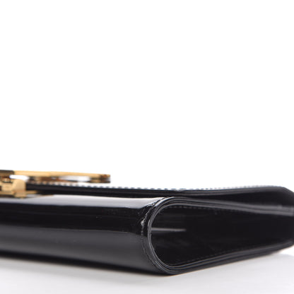 Louis Vuitton Patent Louise Clutch Black 7 of 9