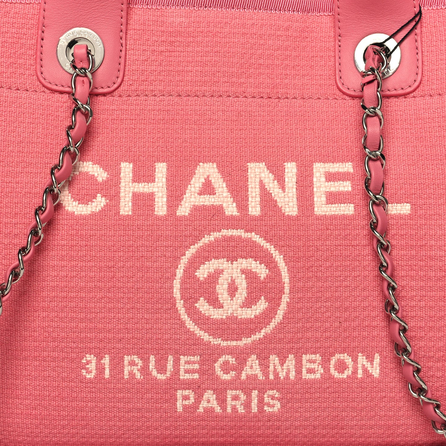 Mixed Fibers Small Deauville Tote Pink