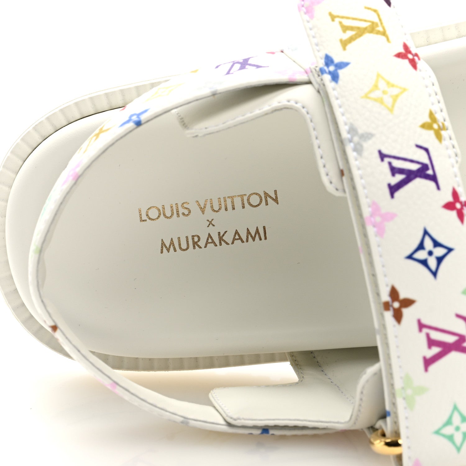 Louis Vuitton LV X TM Monogram Multicolor LV Sunset Flat Comfort Mule 39 White 8 of 9