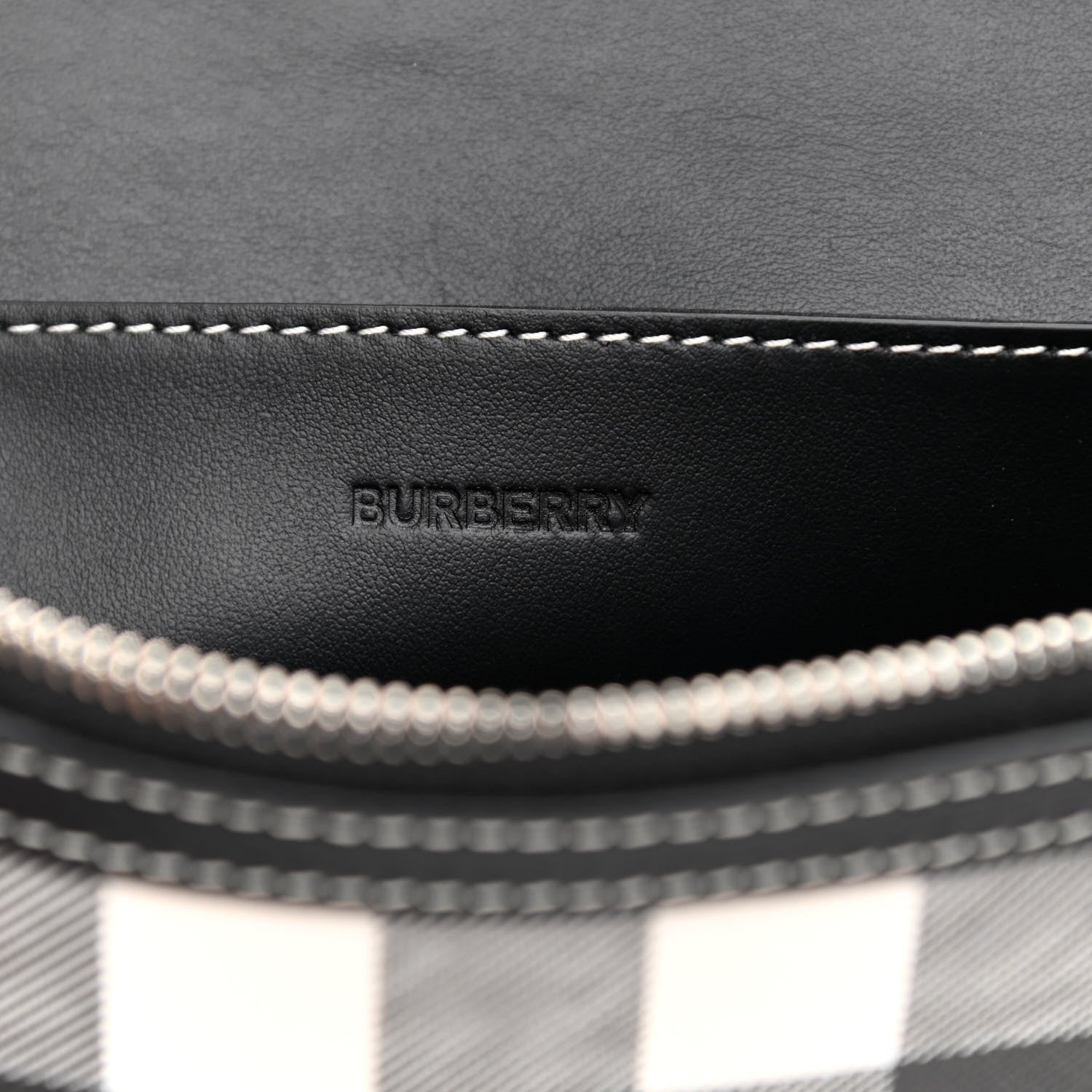 Burberry E-Canvas Giant Check Oscar Crossbody Dark Birch 6 of 8