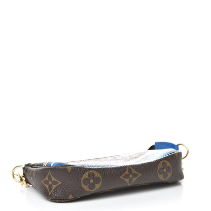 Louis Vuitton Monogram 2019 Christmas Animation Mini Venice Pochette Accessories Blue 4 of 7