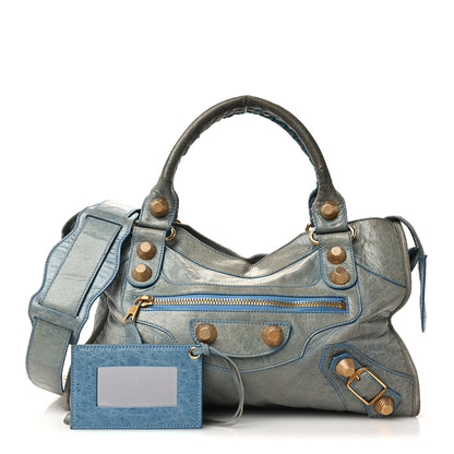 Balenciaga Agneau Giant 21 Gold Hardware City Sky Blue 3 of 12
