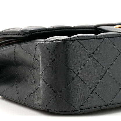 Chanel Lambskin Quilted Small Double Flap Black 10 of 12