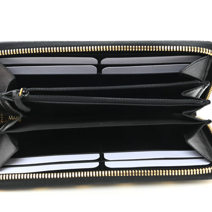 Gucci GG Supreme Monogram Bees Zip Around Wallet 5 of 8