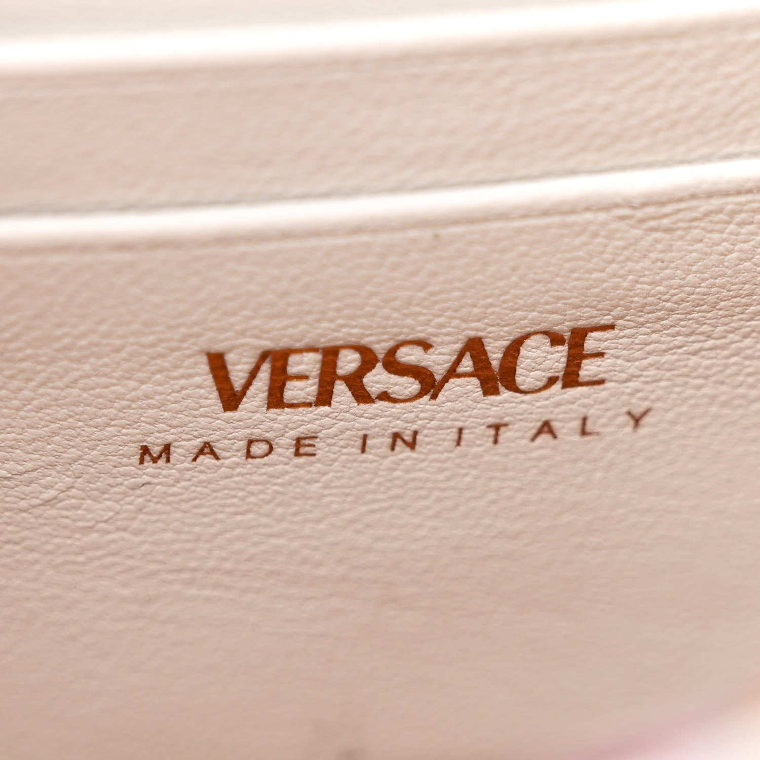 Versace Nappa Quilted Virtus Bag White 6 of 10