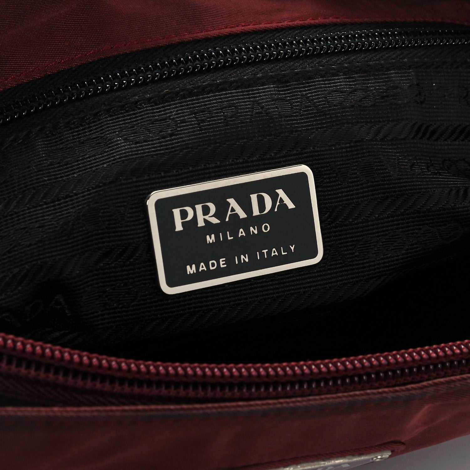 Prada Tessuto Nylon Shoulder Bag Amaranto 7 of 10