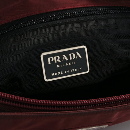 Prada Tessuto Nylon Shoulder Bag Amaranto 7 of 10