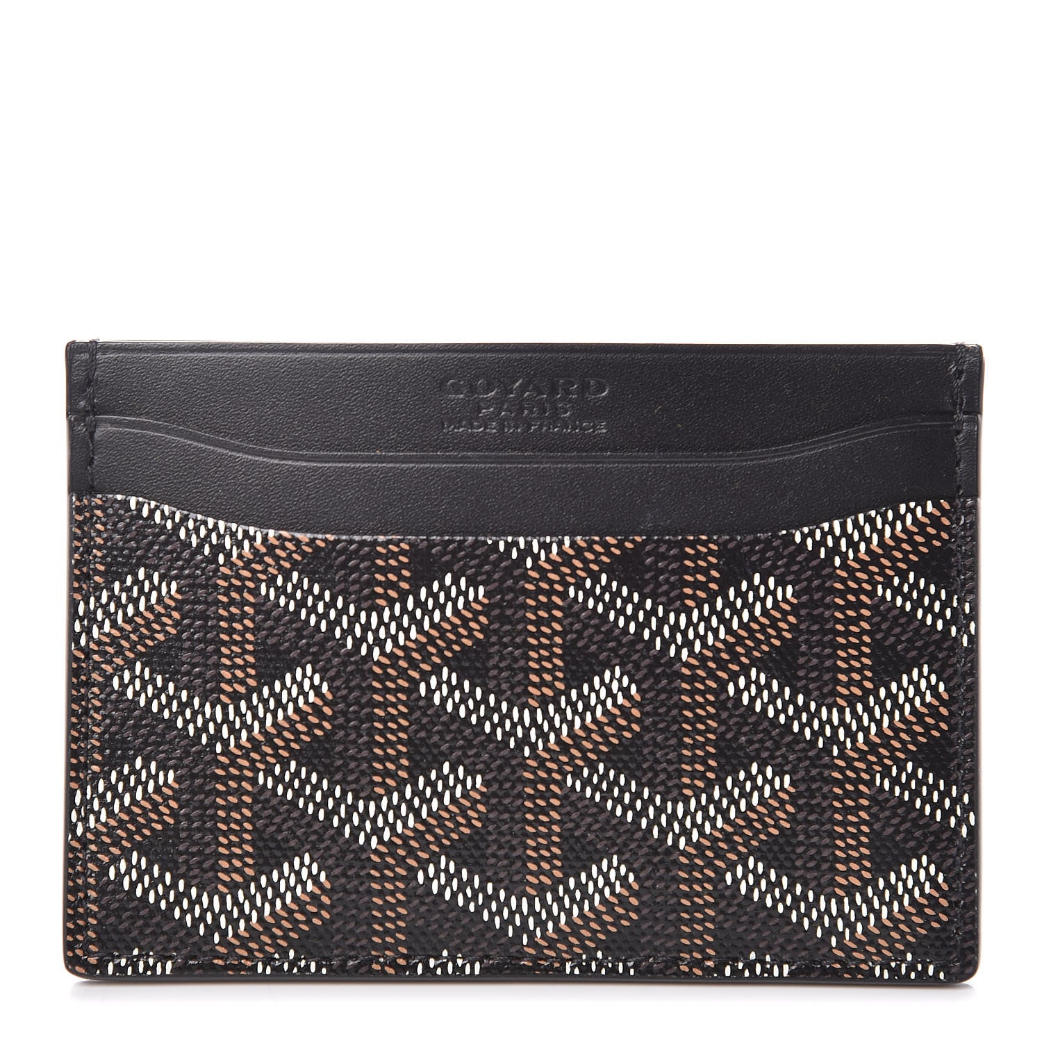 Goyard Goyardine Saint Sulpice Card Holder Black 1 of 7