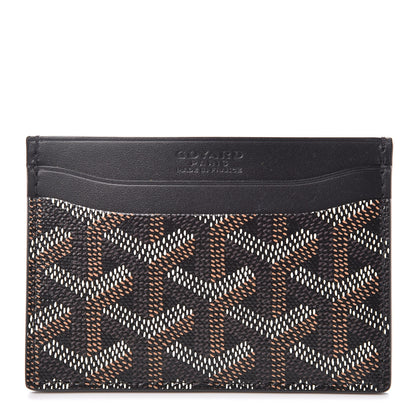 Goyard Goyardine Saint Sulpice Card Holder Black 1 of 7