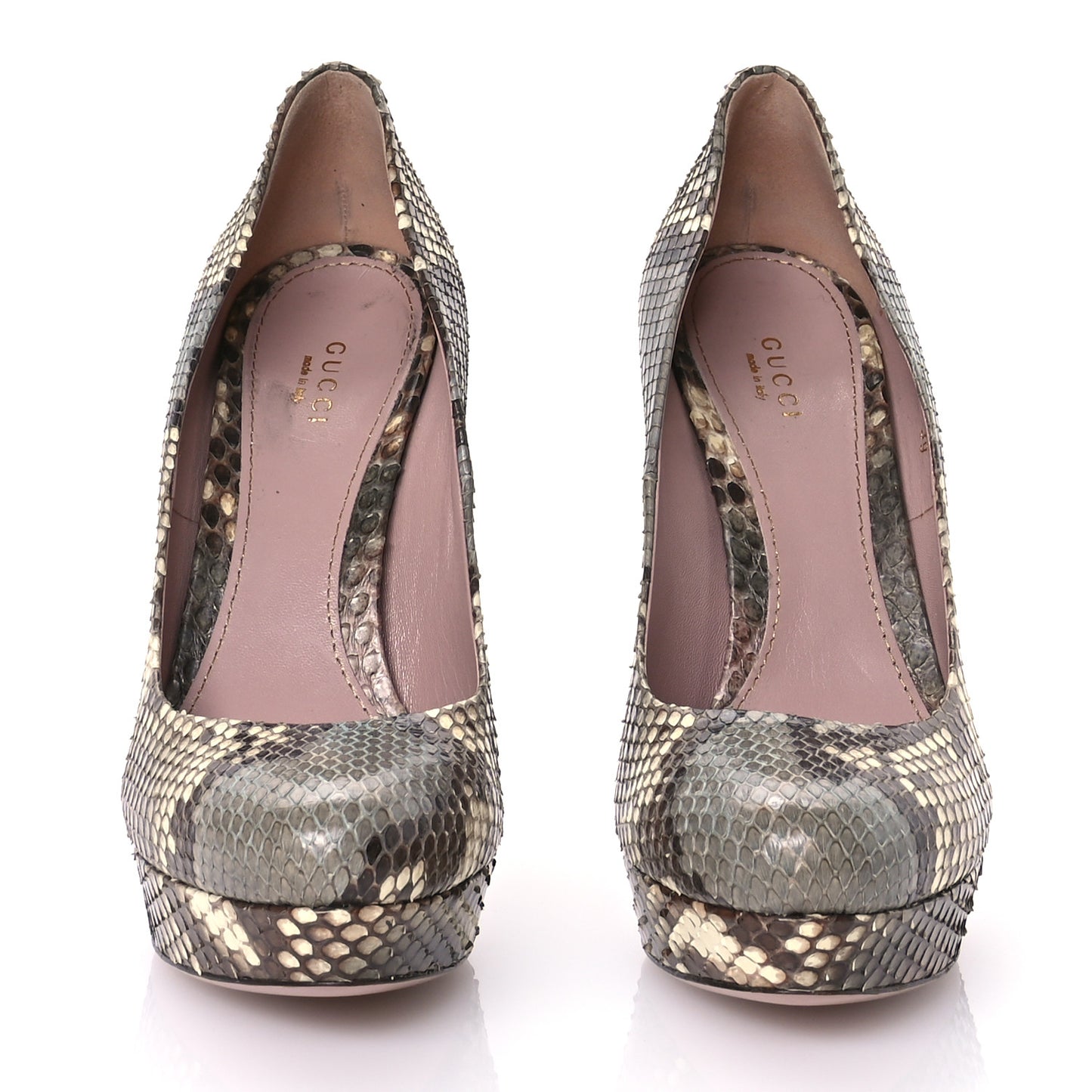 Snakeskin Platform Pumps 39