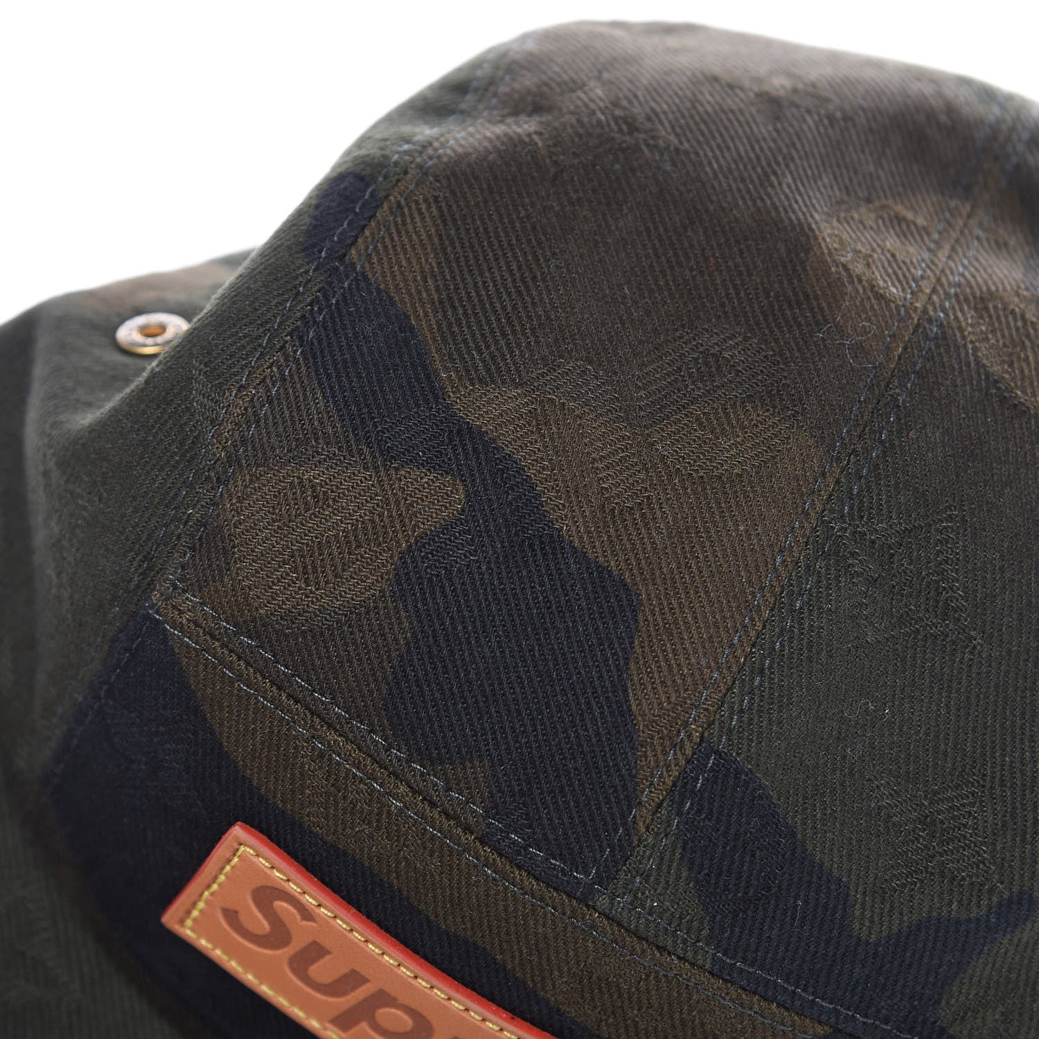 Louis Vuitton X SUPREME Monogram 5 Panels Camouflage Baseball Cap 6 of 7