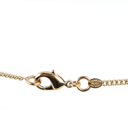 Chanel Enamel CC Camellia Flower Drop Necklace Black Gold 4 of 5