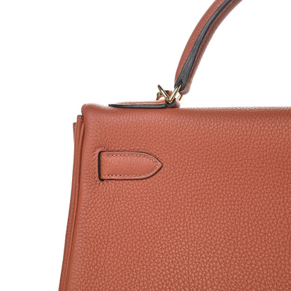 Hermes Togo Kelly Retourne 32 Cuivre 7 of 47