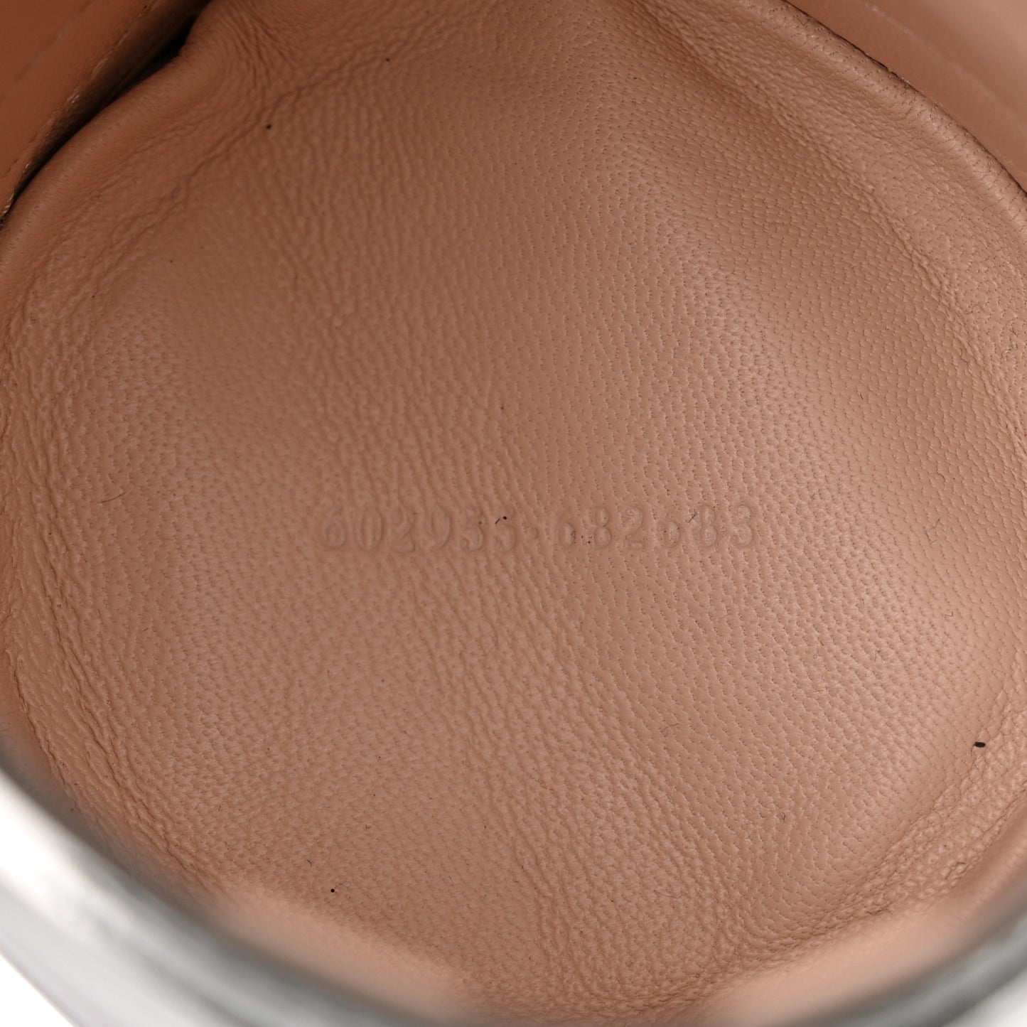 Metallic Calfskin The Curve Mini Shoulder Bag Silver