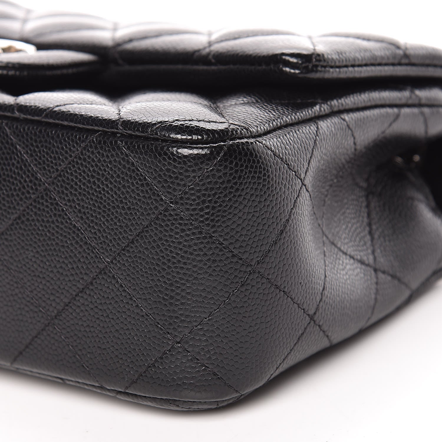 Chanel Caviar Quilted Mini Rectangular Flap Black 9 of 10