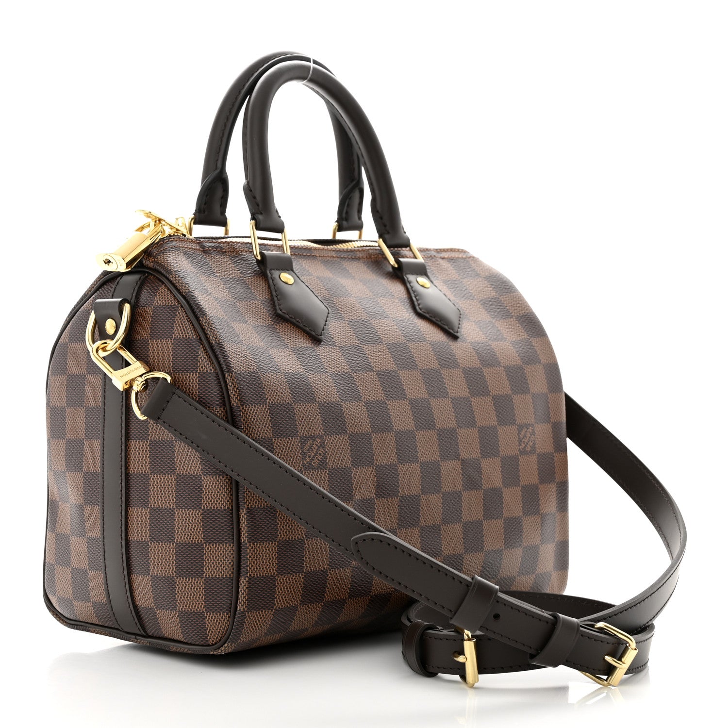 Louis Vuitton Damier Ebene Speedy Bandouliere 25 3 of 9