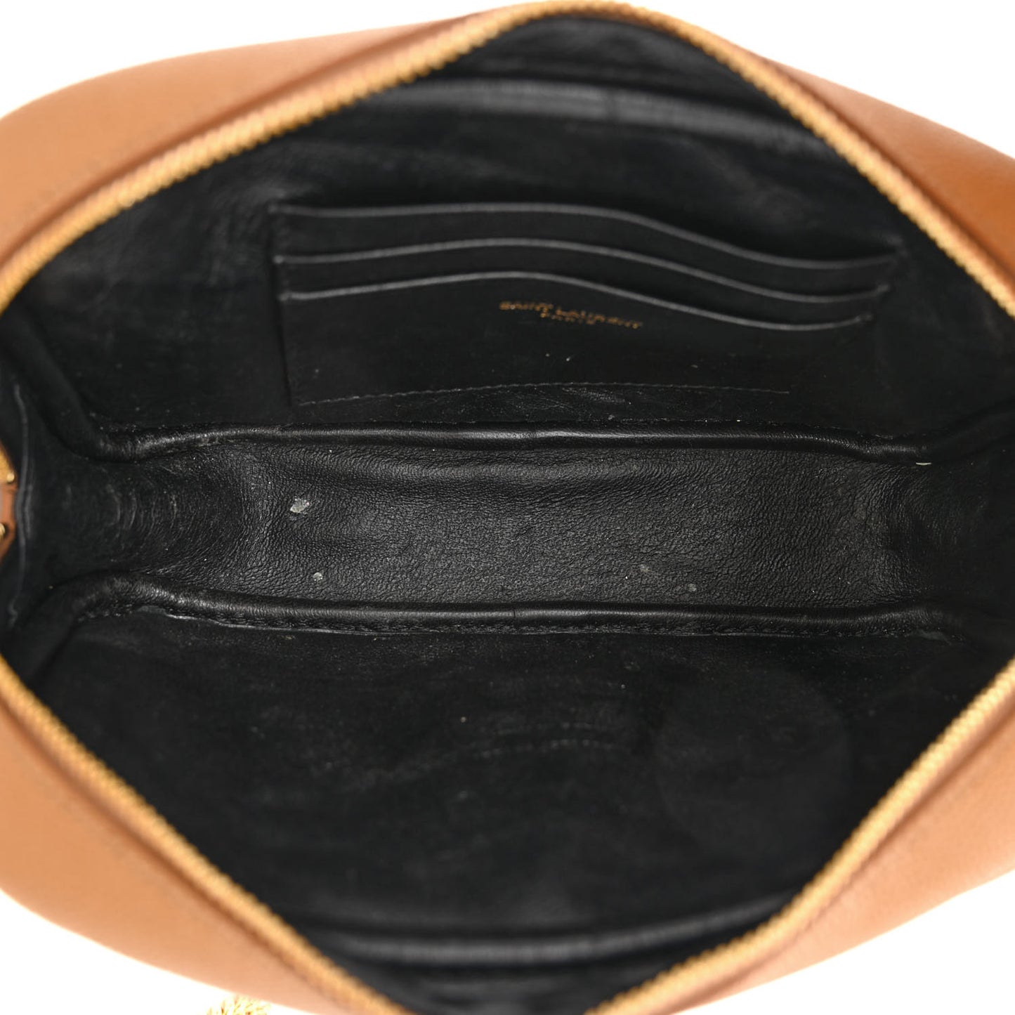 Grain De Poudre Matelasse Monogram Mini Lou Camera Bag Dark Natural