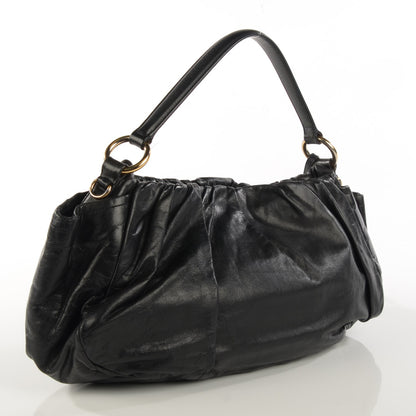 Prada Nappa Dressy New Look Shoulder Bag Nero Black 3 of 7