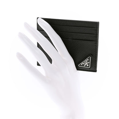 Prada Saffiano Card Case Black 2 of 7