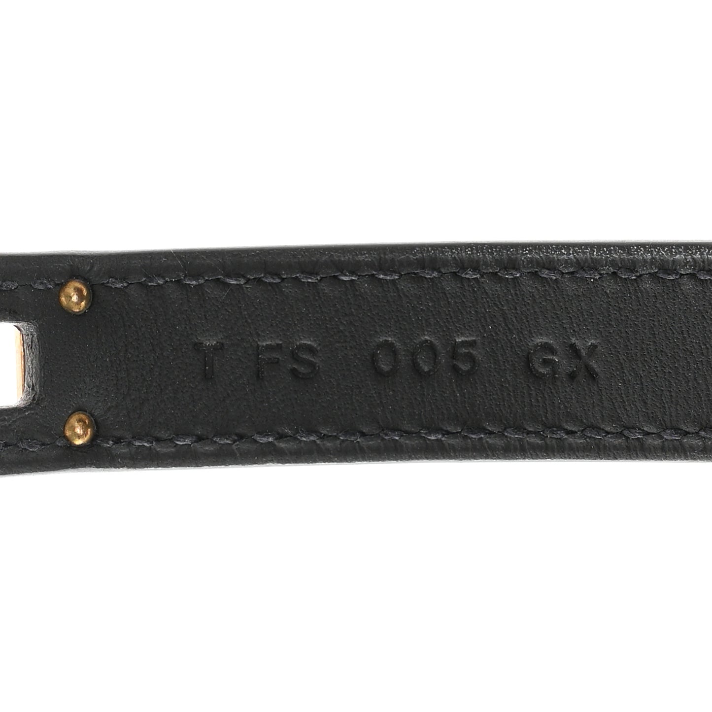 Epsom Kelly Double Tour Bracelet S Black