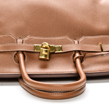 Hermes Taurillon Clemence Birkin 40 Gold 18 of 37
