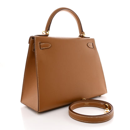 Hermes Epsom Kelly Sellier 28 Gold 2 of 10