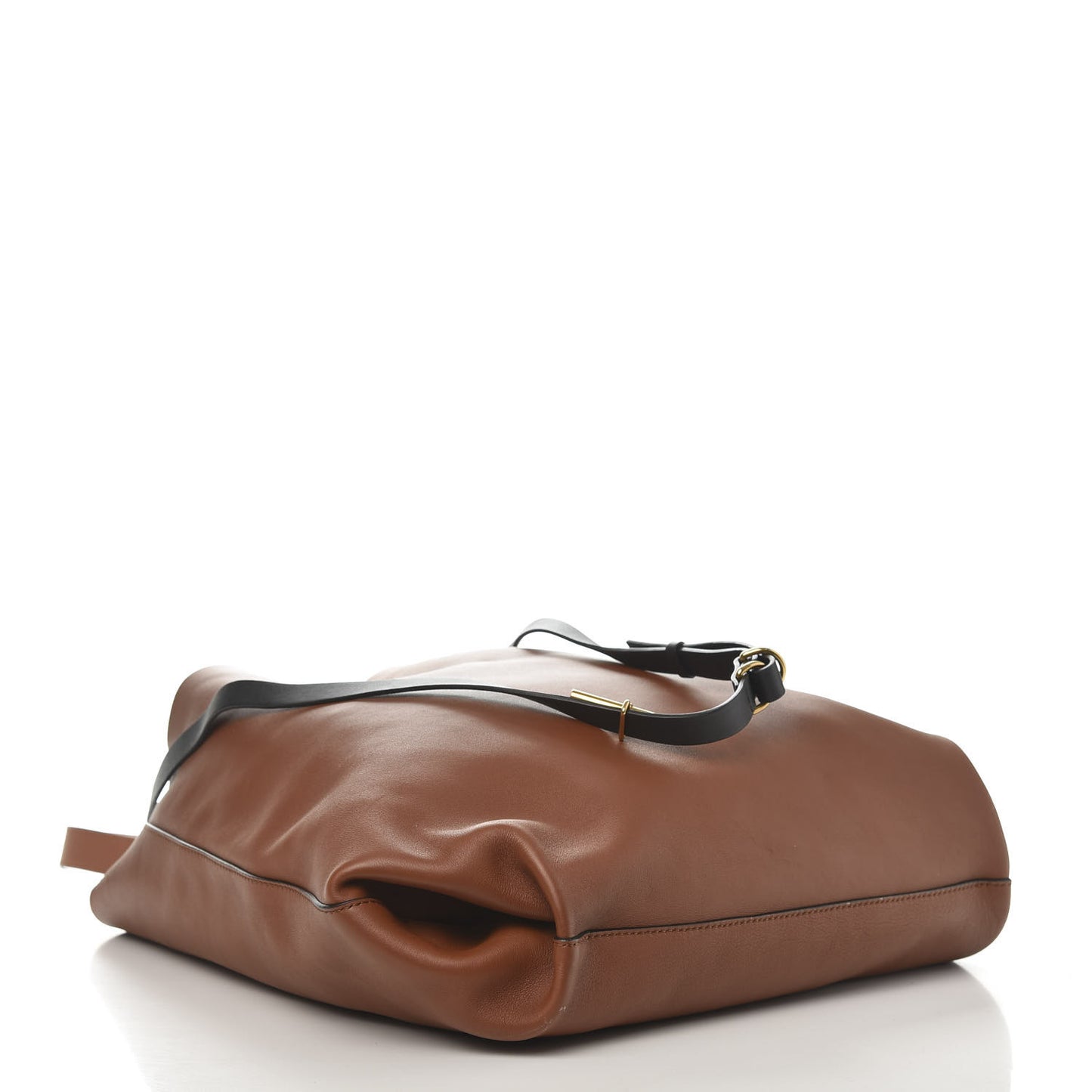 Smooth Calfskin Medium Grommet Hobo Tan